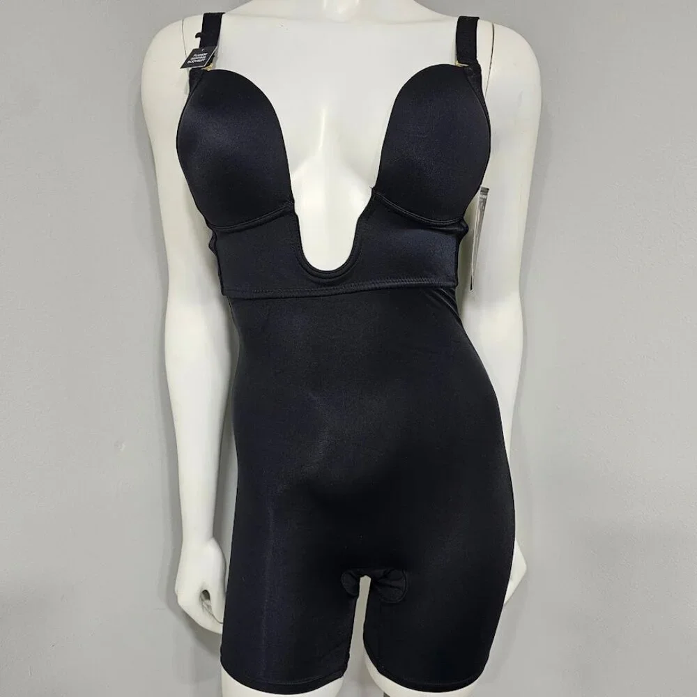 BCBGMAXAZRIA Plunge Push Up Shaping Convertible Bodysuit